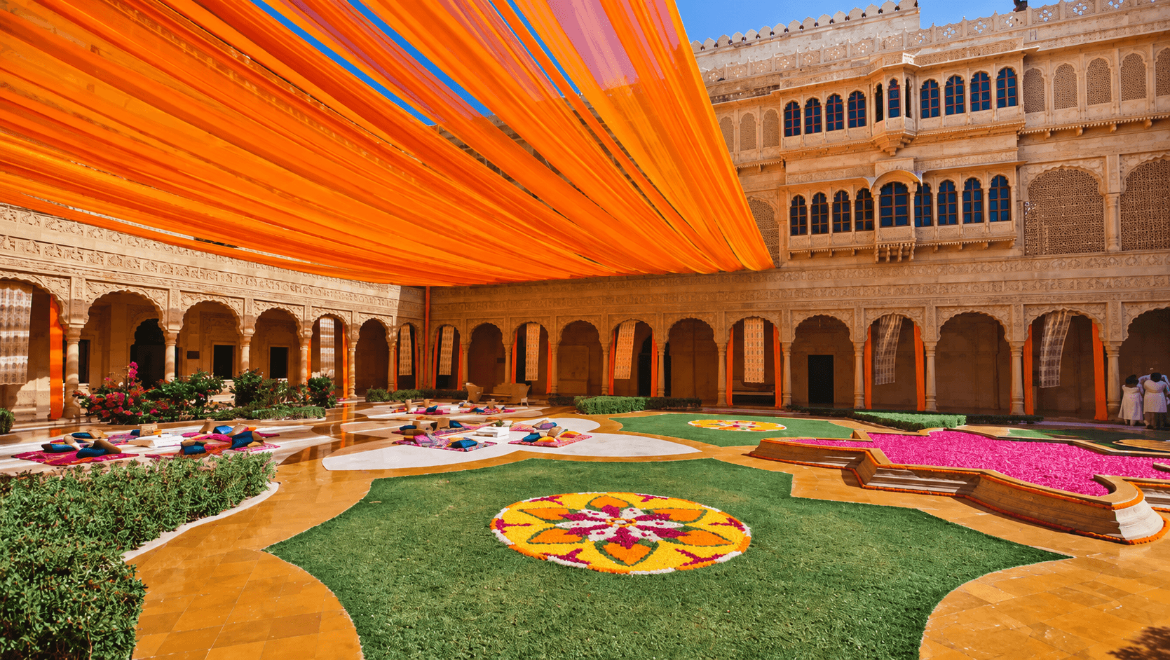 Central Courtyard at Suryagarh