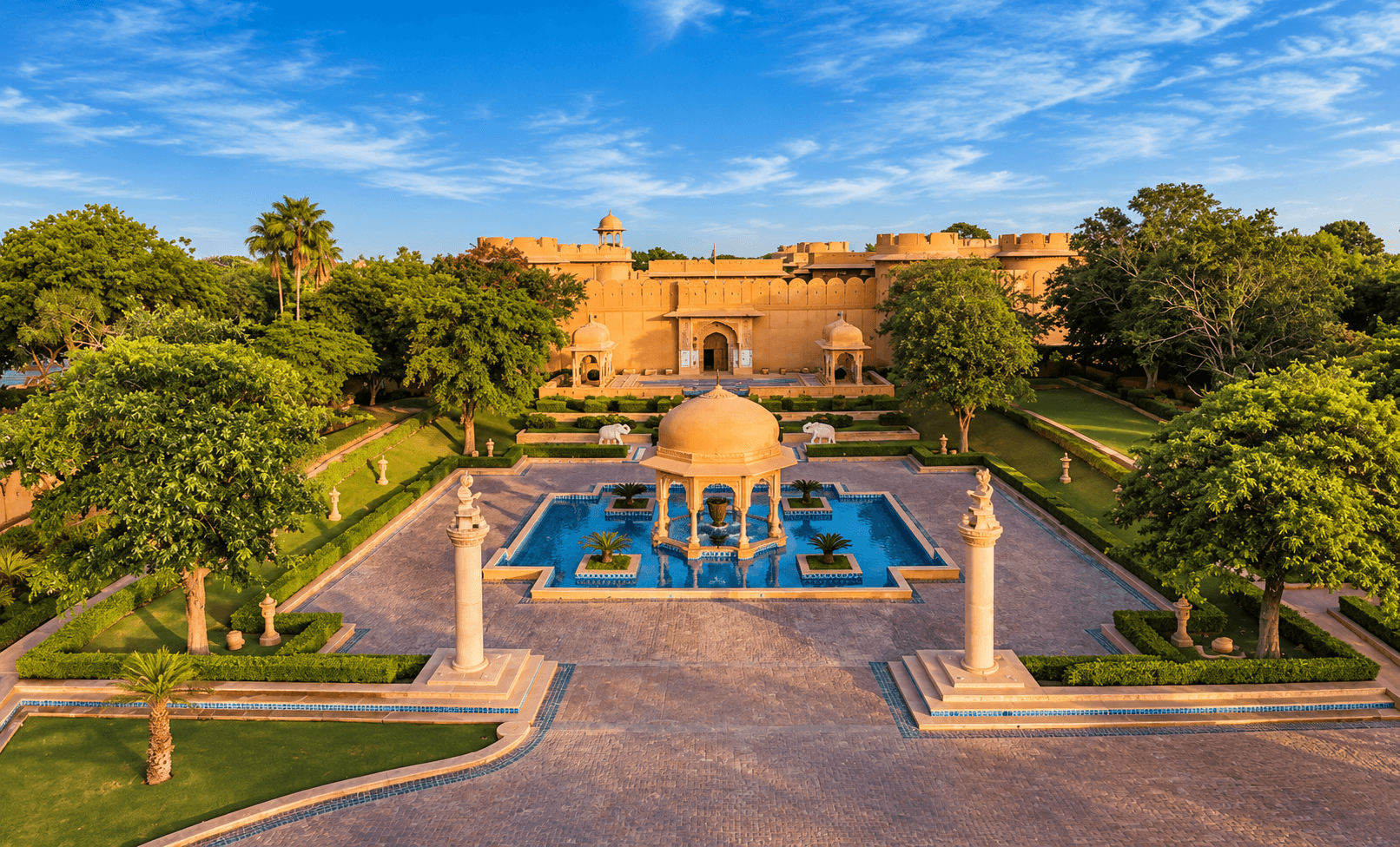 Char Bagh at The Oberoi Rajvilas