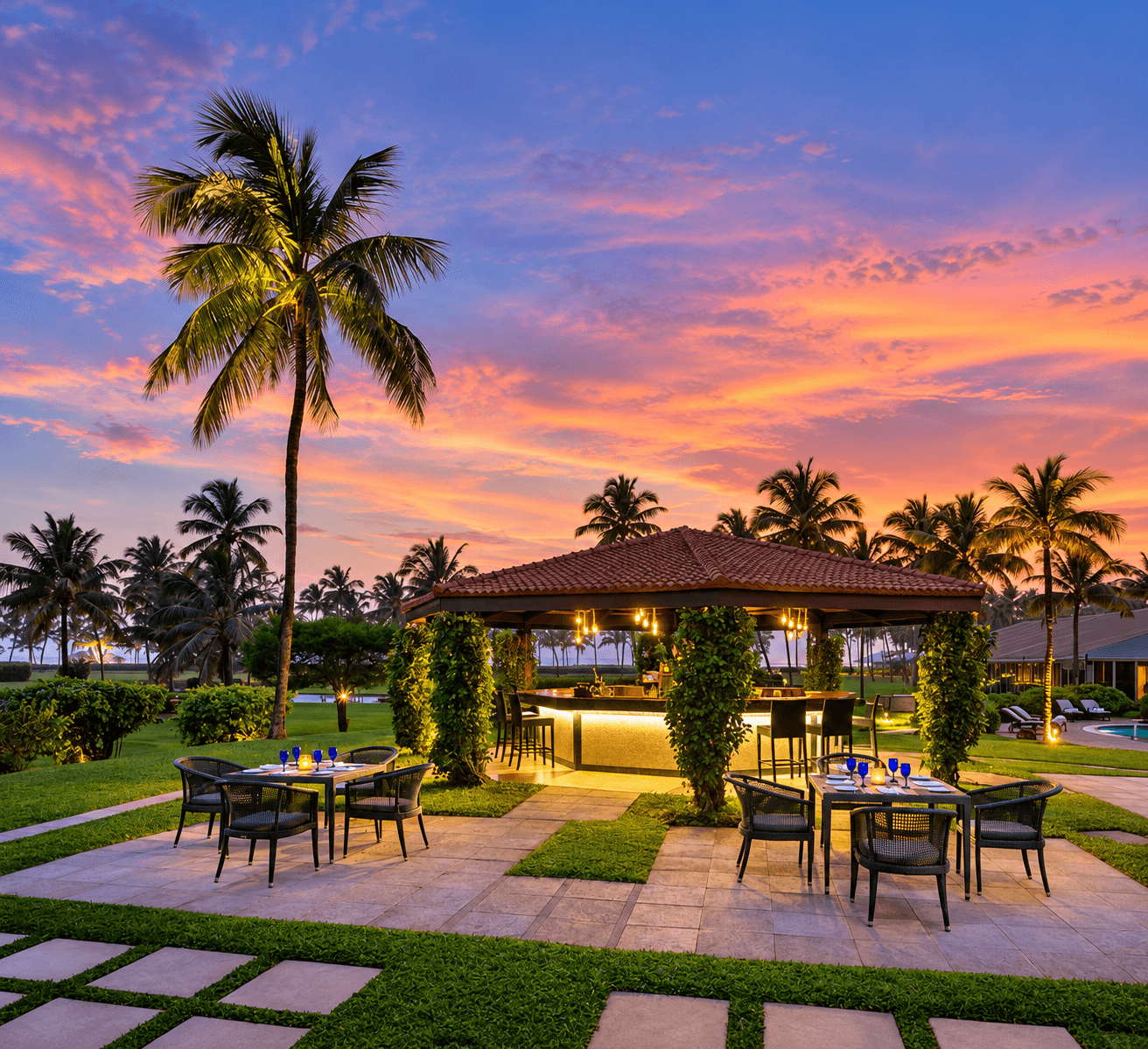 The Great Lawns at The St. Regis Goa Resort