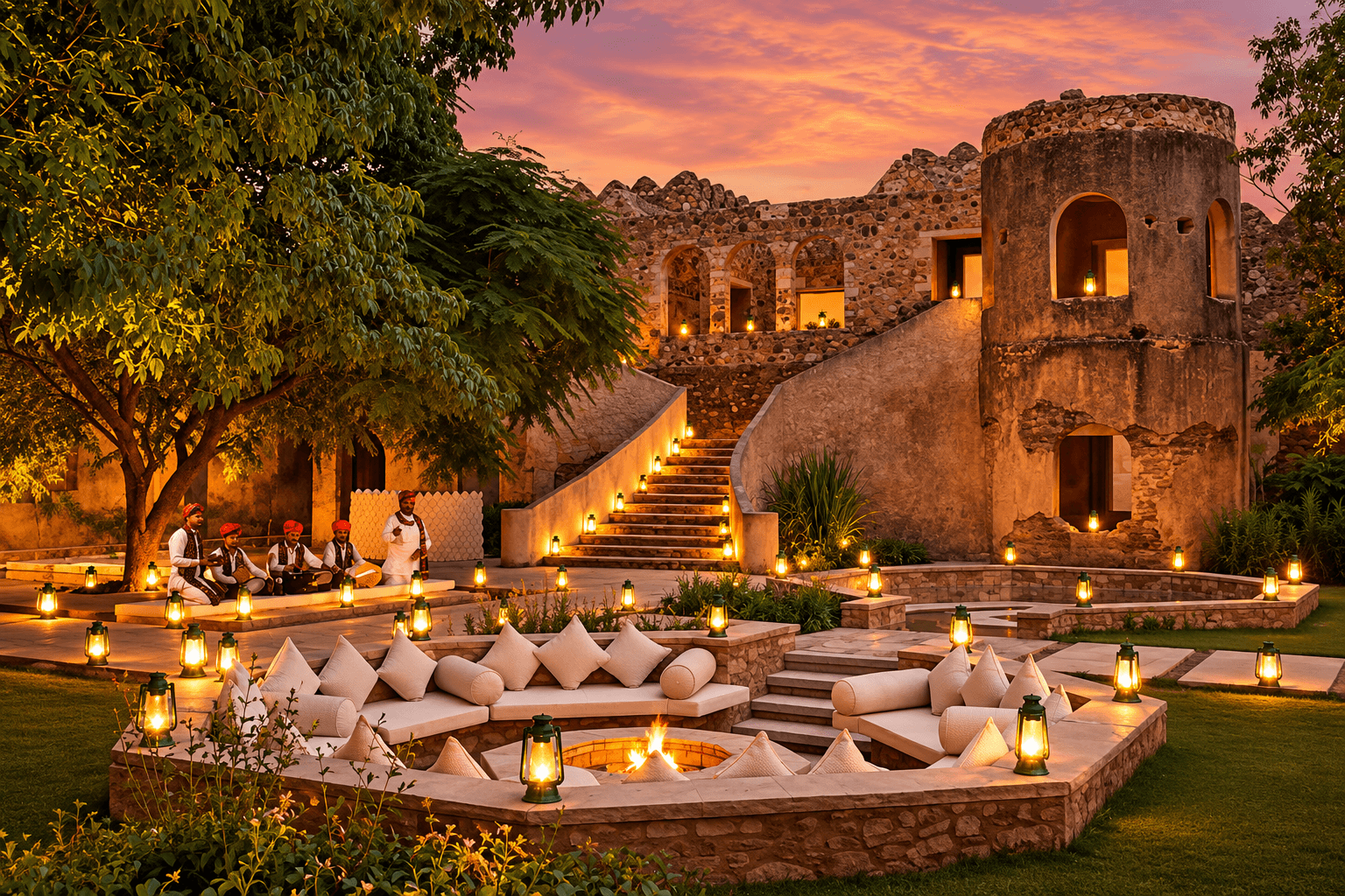 Zenana Bagh at Six Senses Fort Barwara