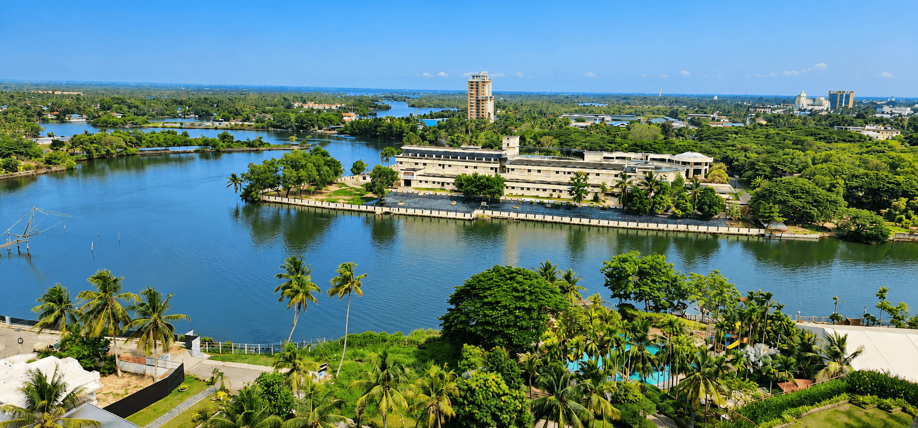 Backwater Pavilion at Crowne Plaza Kochi