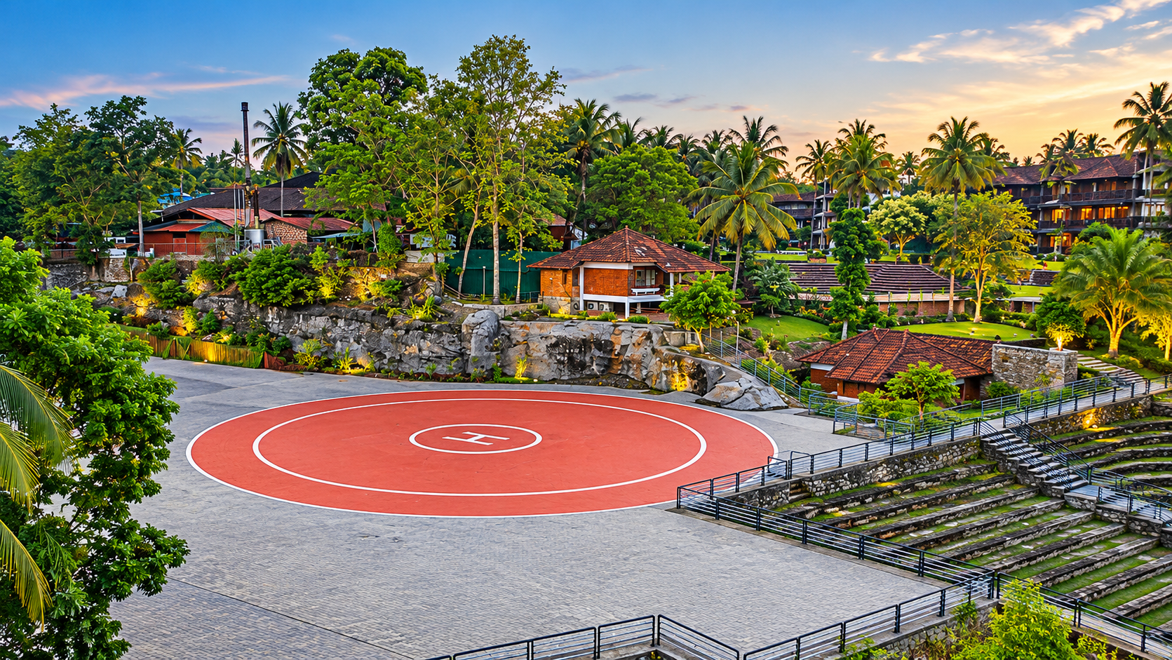 Helipad at The Raviz Kadavu