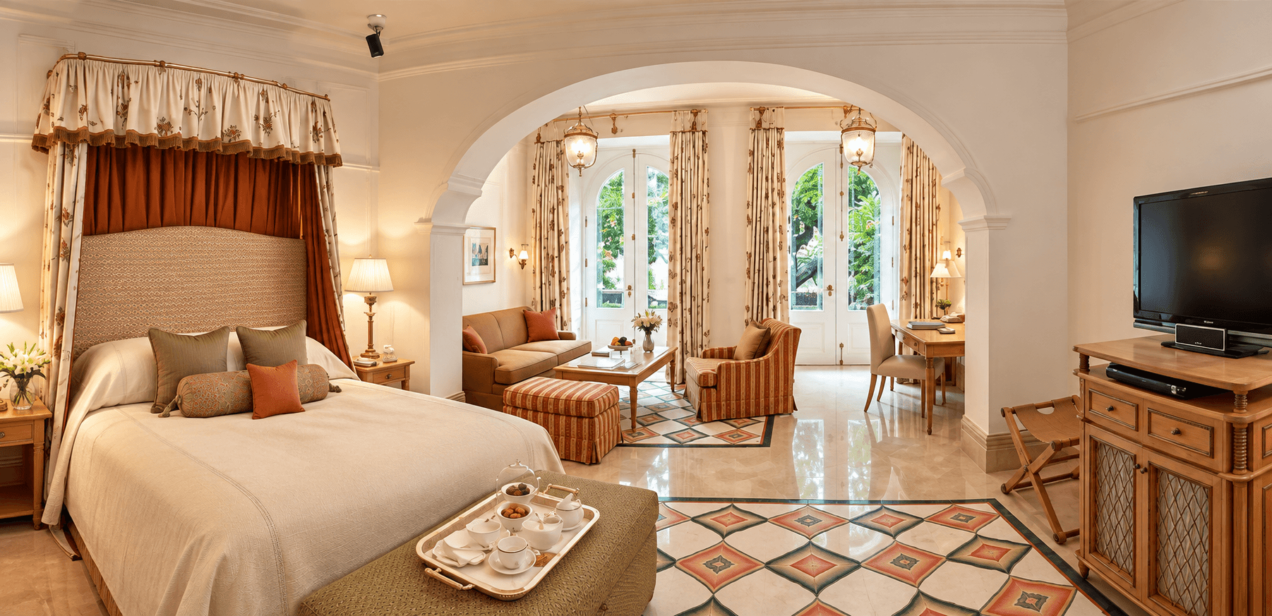 Grand Presidential Suite at Taj Falaknuma Palace