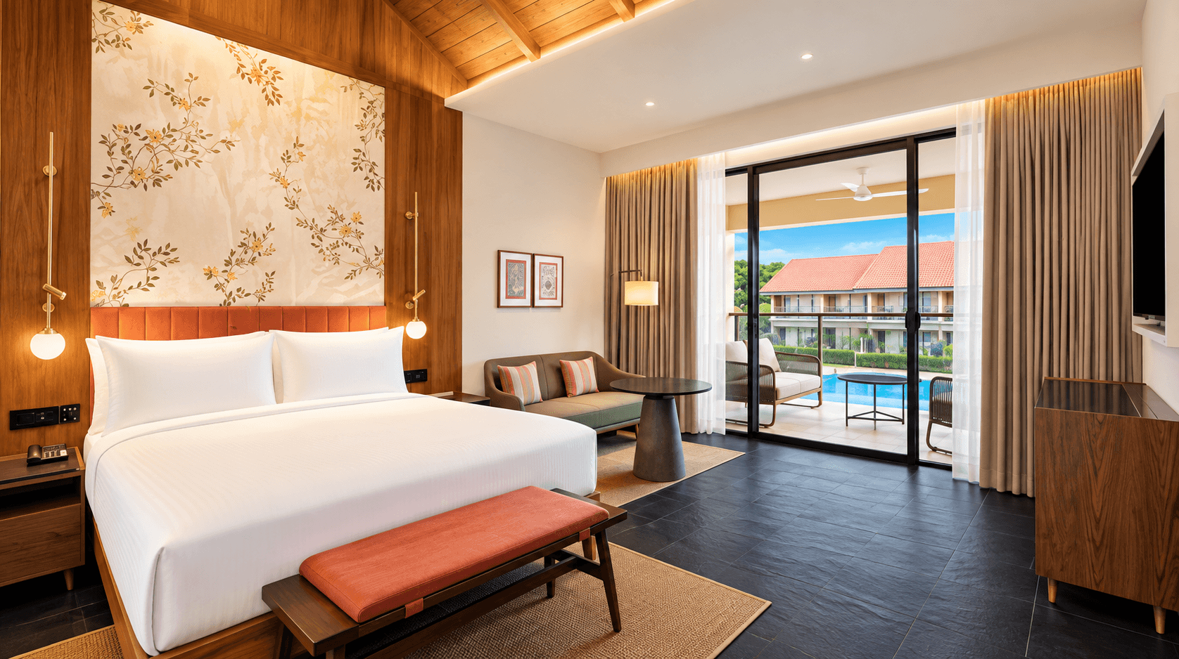 Deluxe Suite at Hilton Hyderabad Genome Valley Resort & Spa