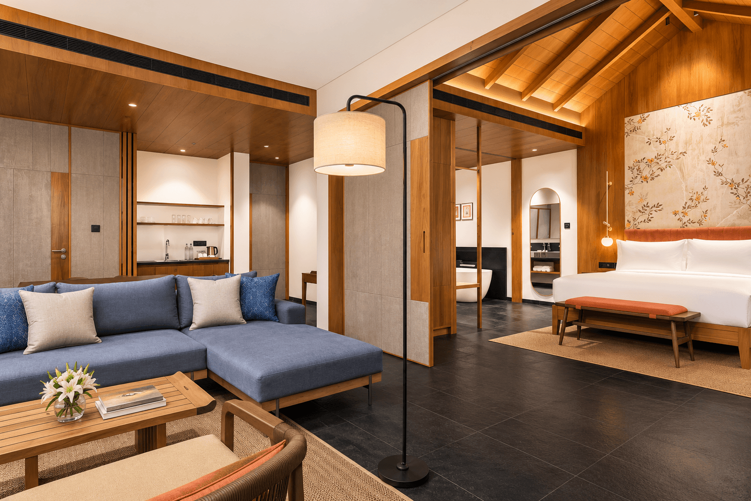 Premium Suite at Hilton Hyderabad Genome Valley Resort & Spa